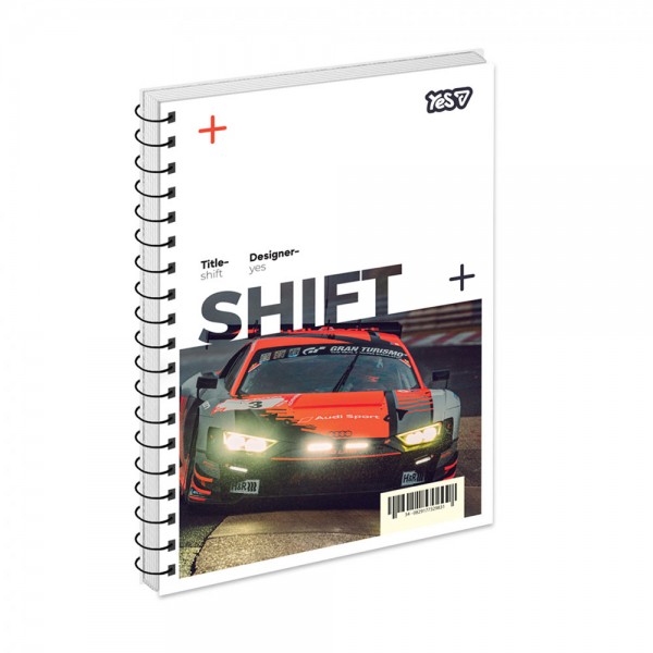 247648 Зошит для записів Yes А5/80 од.спіраль "No limits" ВДЛ