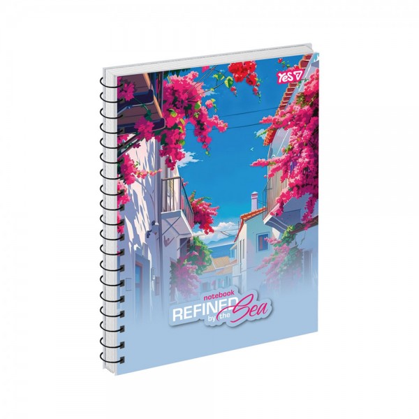 247649 Зошит для записів Yes А5/80 од.спіраль "Refined Sea.Рink" ВДЛ