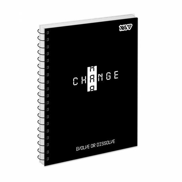 247650 Зошит для записів Yes А5/80 од.спіраль "RESET" ВДЛ