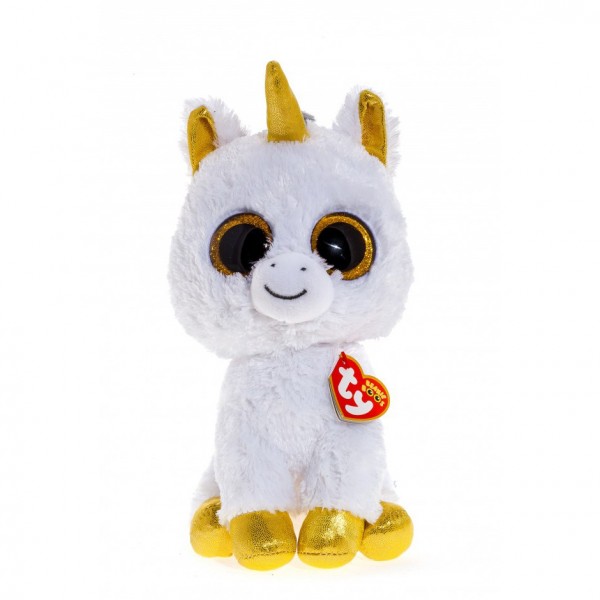 175483 Дитяча іграшка м’яконабивна Beanie Boo's 36825 Білий єдиноріг "Pegasus" 25см