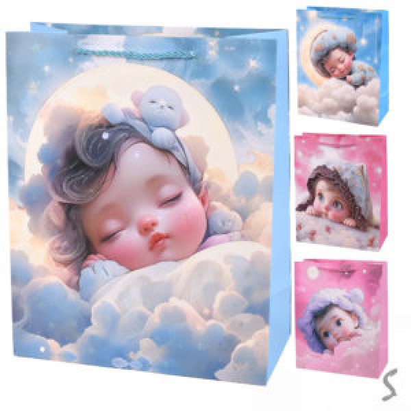 257452 Пакет подарунковий паперовий S "Angel 3D" 18*23*10см R96952-S