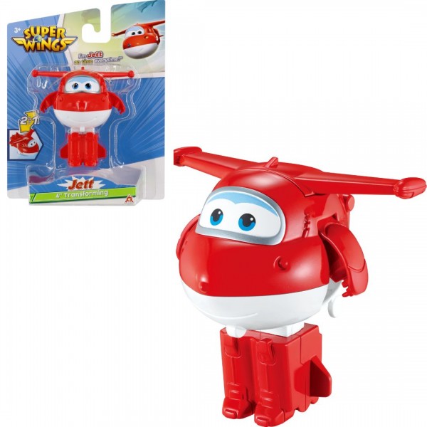 248588 Ігрова фігурка-трансформер Super Wings Transforming Джетт (Jett), 10см