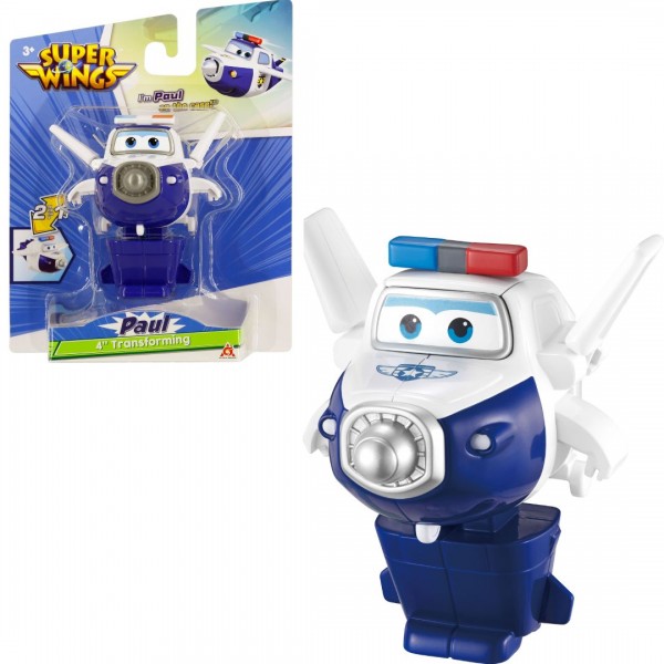 248256 Ігрова фігурка-трансформер Super Wings Transforming Пол (Paul), 10см
