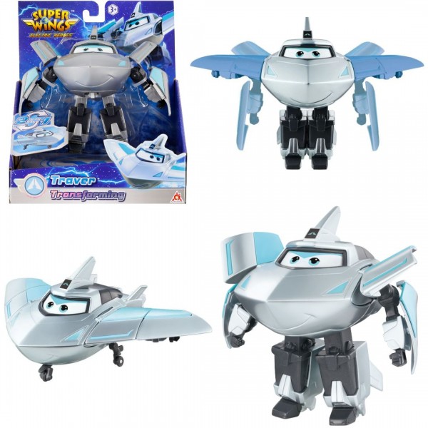 248257 Ігрова фігурка-трансформер Super Wings Transforming Травер (Traver), 12.5см