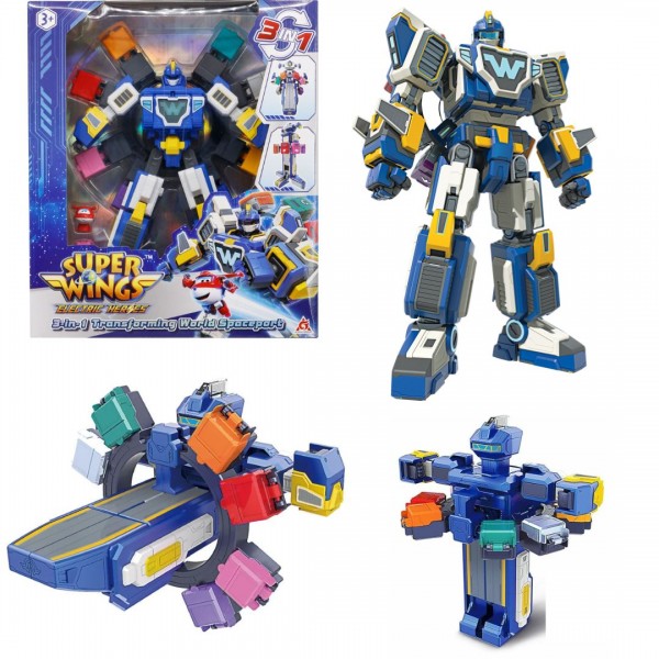 248261 Ігровий набір Super Wings Transforming Всесвітній космодром 3в1