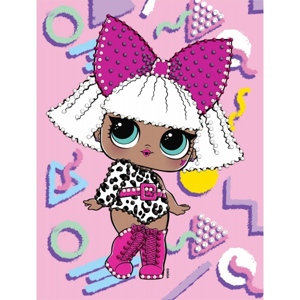 233500 Набір з алмазною мозаїкою (вибірковою) "L.O.L. Surprise! DIVA" 15x20см