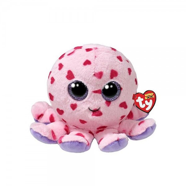 168994 Дитяча іграшка м’яконабивна TY Beanie Boos 37342 Восьминіг "BUBBLES" 15 см