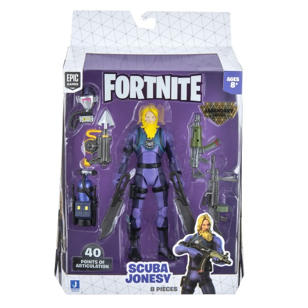 175739 Колекційна фігурка Fortnite Legendary Series Scuba Jonesy S9, 15 см.