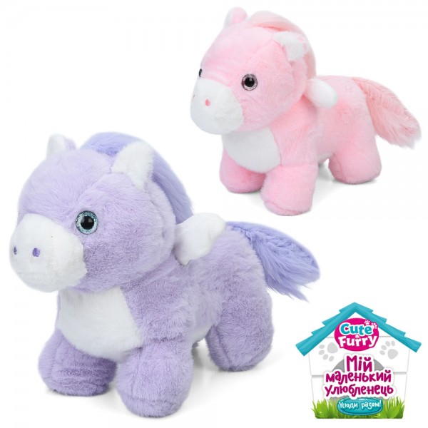 240043 М'яка іграшка YG0280 конячка, пегас, 2 кольори