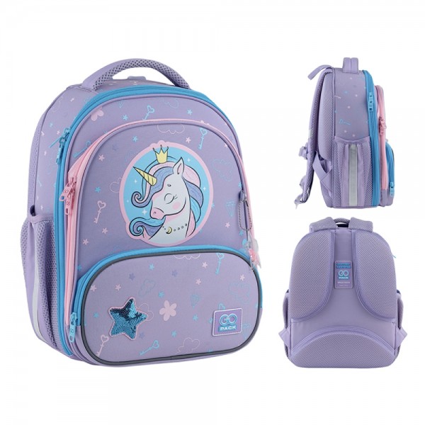 225985 Рюкзак GoPack Education каркасний 597M-3 Fairytale Unicorn