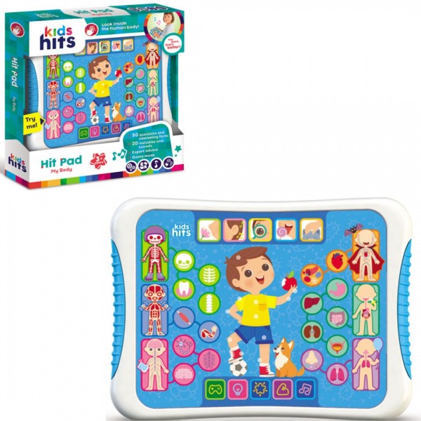 248356 Іграшка планшет Kids Hits арт. KH01/007 ,"Моє тіло".,р-р 23,8*17*2см., у короб.25*27*4см.
