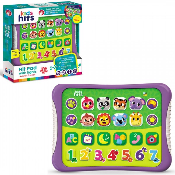 248357 Іграшка планшет Kids Hits арт. KH01/010, батар. ,р-р 23,8*17*2см.,у короб.25*27*4см.