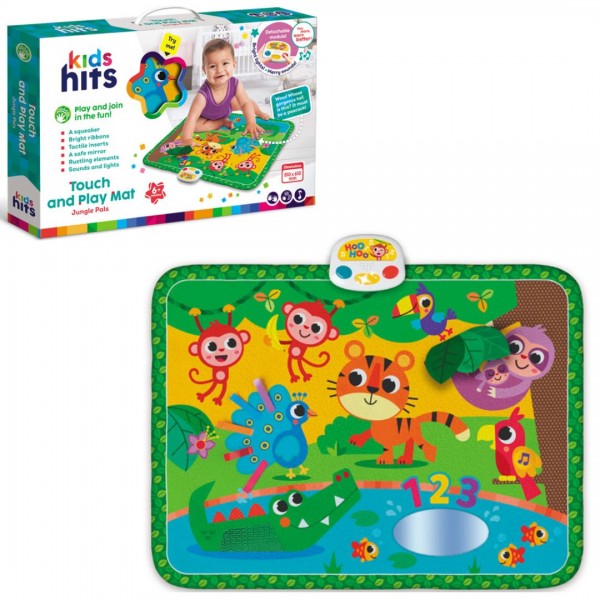 248364 Іграшка музично-розважальний килимок Kids Hits арт.KH05/003 ,"Таємничі джунглі",р-р 80*60см.,у короб.