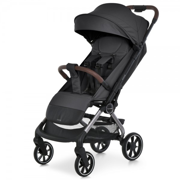 251043 Візок El Camino ROOVE ME 1230 Black дитяча прогулянкова, до 22 кг, PU колеса, 3 полож.спинки.чорний