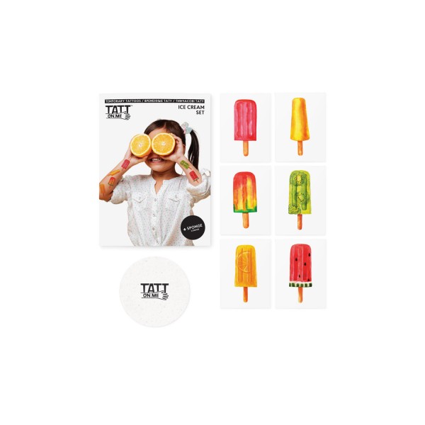 182496 Тимчасові тату TATTon.me Ice Cream Set