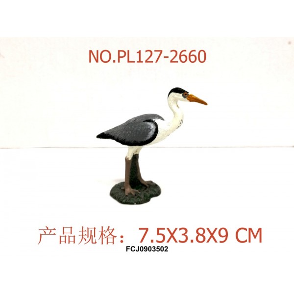 221993 Тварина PL127-2660 чапля, 9 см., кул.