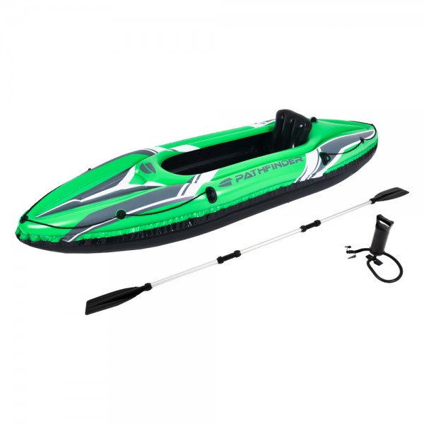 248065 Човен 34176 1 весло,1 насос, лінка для буксирування, надувна спинка, ремкомплект  274-77-43см