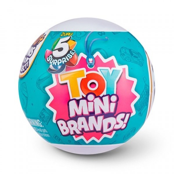 183135 Ігровий набір ZURU MINI BRANDS TOY Фігурки-сюрприз в шарі 5 шт. в асортименті