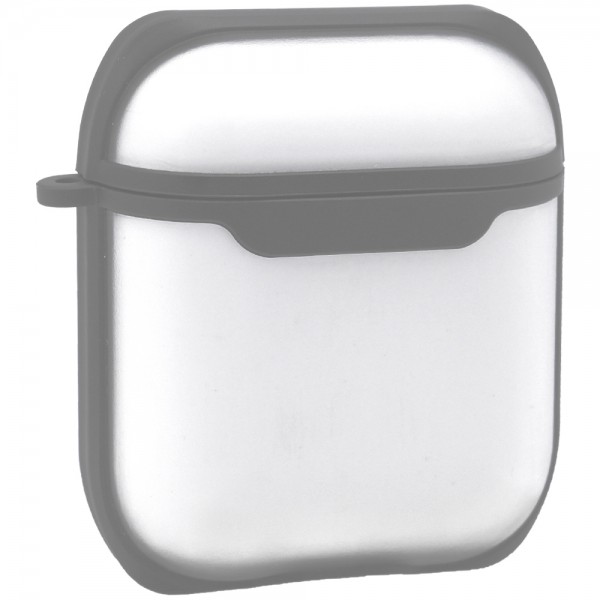 103594 Чехол для наушников Eggshell Ейрподс Case 1/2 — PC With Sensitive Button, Gray