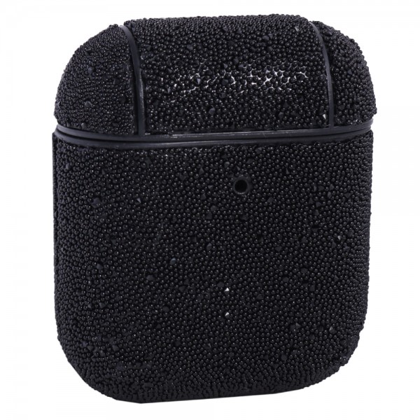 103755 Чехол для наушников Ейрподс Case Glitter series, Black