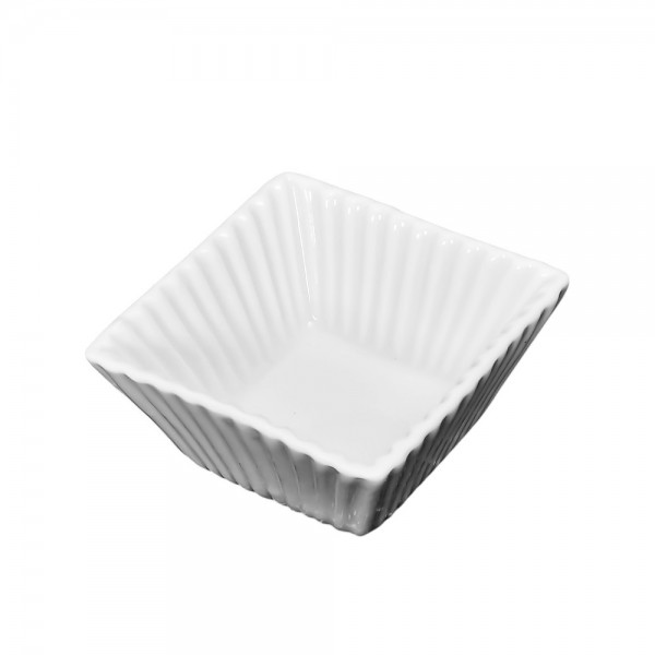 160863 Соусниці порцеляна 4шт/наб 16*16*4см., R90550