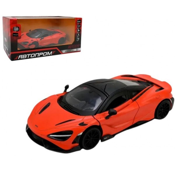248155 Іграшка машина мет. АВТОПРОМ арт. 68276A ",1:24 "McLaren 765 LT",батар.,світ.,звук,відкр.двері, коро