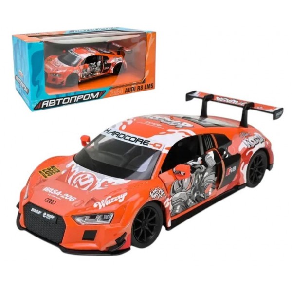 248156 Іграшка машина мет. АВТОПРОМ арт. 68291A(O),1:24, бат,світло,звук,відкр.двері,у короб. 26,5*13,5*12с