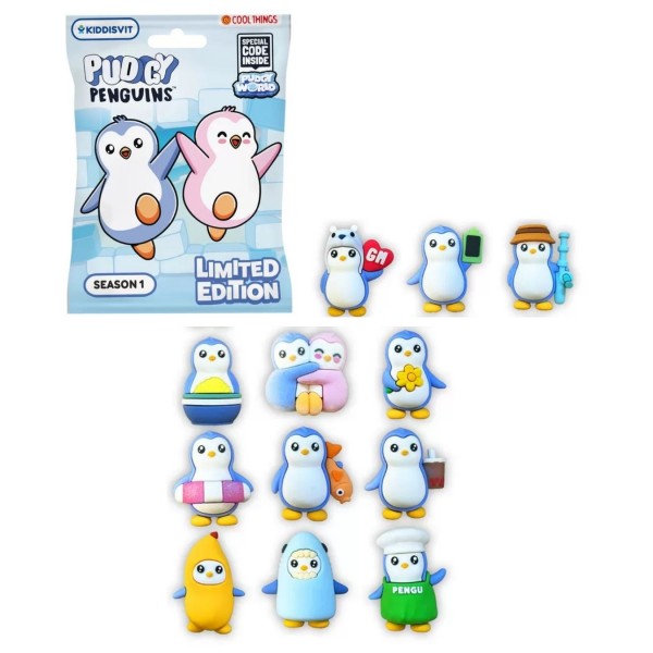 259575 Фігурка-сюрприз COOL THINGS серії "Pudgy Penguins" - ПРИГОДИ ПІНГВІНА ПАКСА