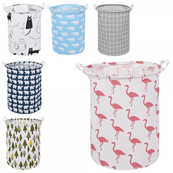 126239 Кошик для іграшок MR 0610 діам. 35см., висота 42см., 2 короткі ручки, 6 видів, кул., 50-19-5 см.