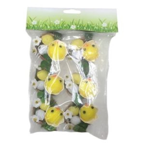 258956 Декор великодній "Easter nest" 6шт/уп 5*4см R40462