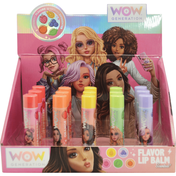 224655 Бальзам для губ ароматний у асорт., 5 видів