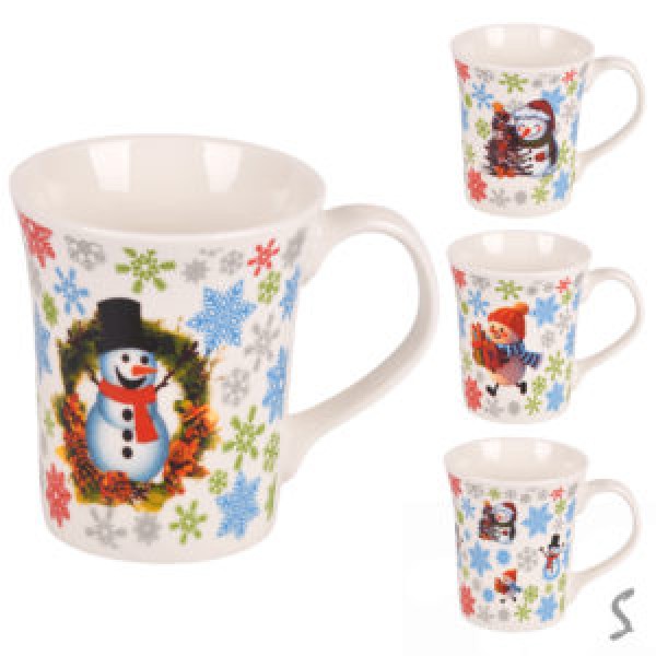 243351 Чашка новорічна "Snowman" 360мл R35758