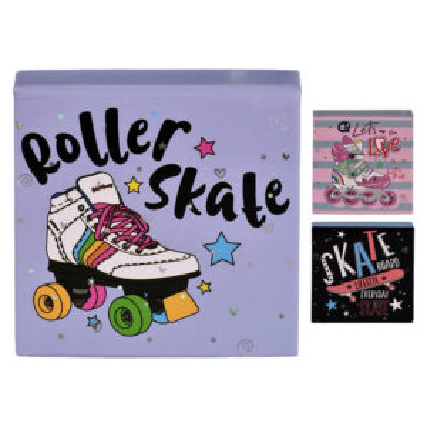 257247 Блокнот "Skate" 8*8см 68л WW00600ST