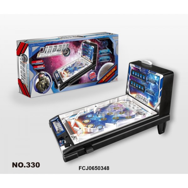 248470 Настільна гра 330 (12шт) пінбол ,муз., світло, бат., кор., 60-26,5-7 см.