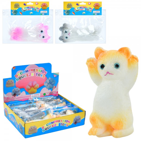 222140 Набір для творчості YG0221 кіт, антистрес, кул., 9 шт. ( мікс кольорів) в диспл., 29-7-25 см.