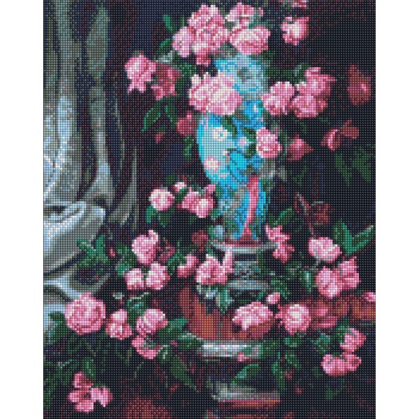 158157 Набір з алмазною мозаїкою "Дивовижні троянди" 40х50см
