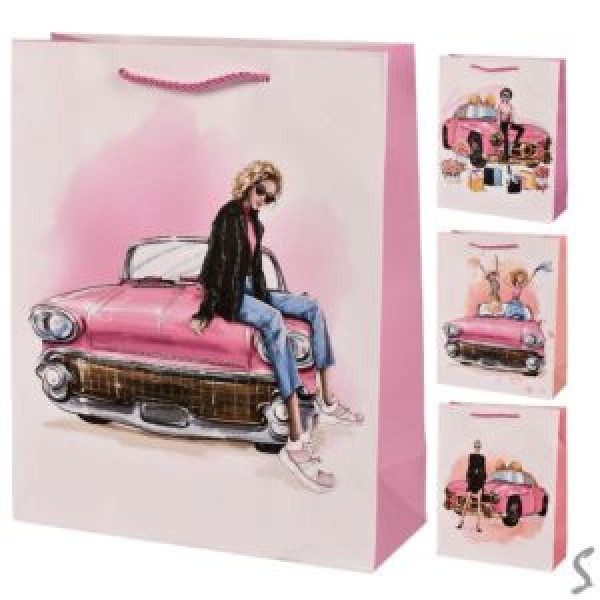 257465 Пакет подарунковий паперовий S "Girls" 18*23*10см R98457-S