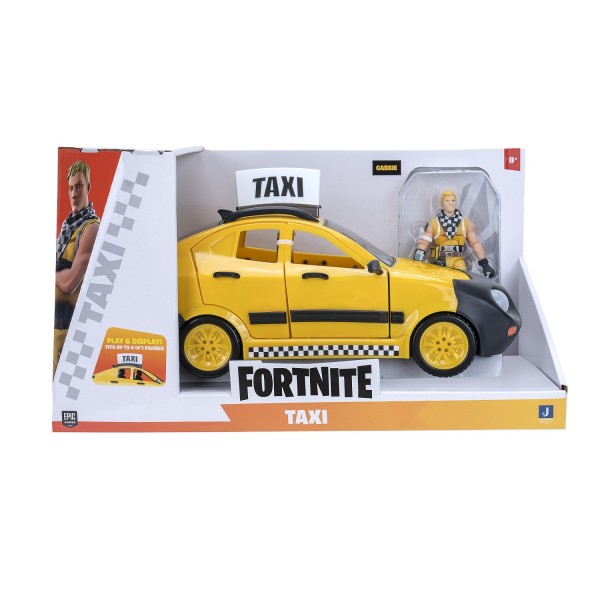 175744 Ігровий набір Fortnite Joy Ride Vehicle Taxi Cab, автомобіль і фігурка