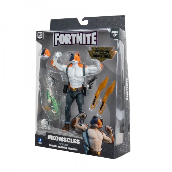 175748 Колекційна фігурка Fortnite Legendary Series Oversized Figure Meowscles, 18 см.