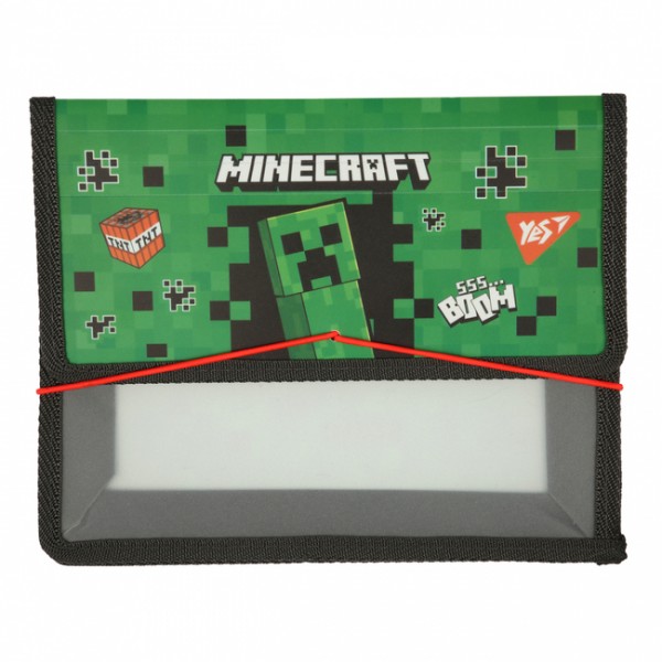 227890 Папка для зошитів YES пласт. на резинці В5 "Minecraft"