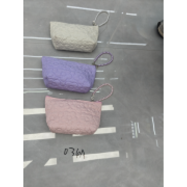 248495 Косметичка FG250723034A застібка-блискавка, внутр.кишеня, 3 кольори, пак.