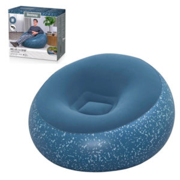 249352 BW Крiсло 75154  надувне, навантаження до 100кг, синій колір,кор.112х112х66см