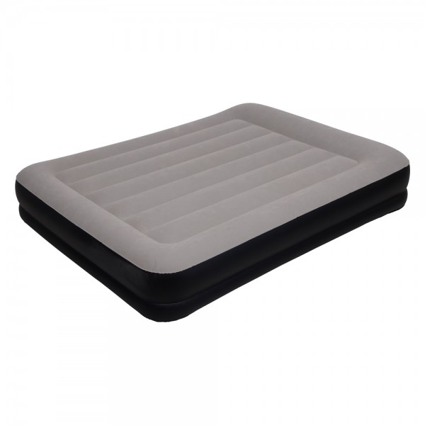 249358 Велюр ліжко 24515EU надувне, 203х152х36см,сумка через плече,вбуд. електр. насос, до 300кг
