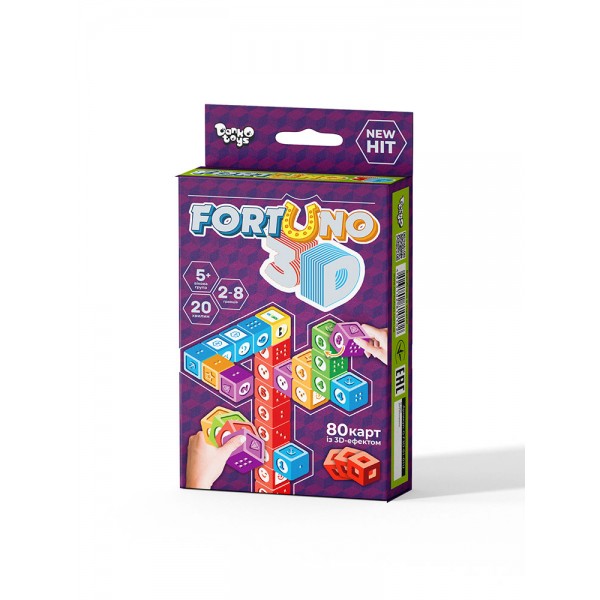 125714 Настільна гра "FORTUNO 3D" укр