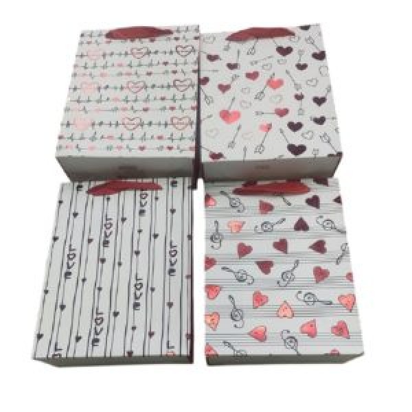 252599 Пакет подарунковий паперовий S "Music of love" 18*23*10см R33714-S