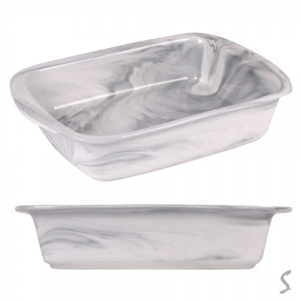 254066 Форма для запікання кераміка "Marble" 33*22*7см, R35647-M