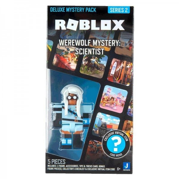 175708 Ігрова колекційна фігурка Roblox Deluxe Mystery Pack Werewolf Mystery: Scientist S2