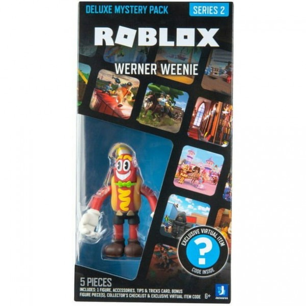 175709 Ігрова колекційна фігурка Roblox Deluxe Mystery Pack Werner Weenie S2