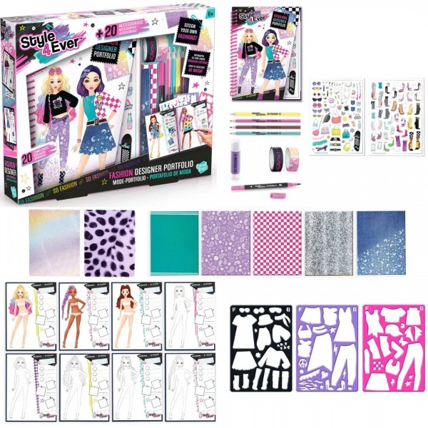 248775 Набір для творчості Style 4 Ever "Портфоліо дизайнера"