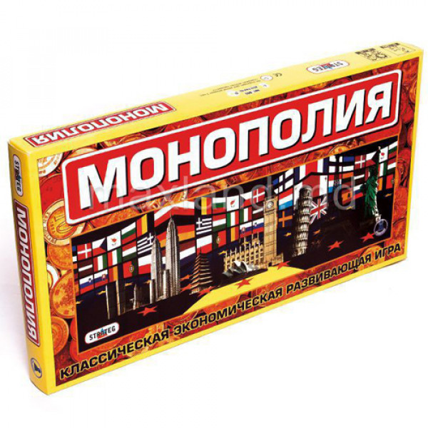20083 Настільна гра Strateg Монополія (велика) економічна українською мовою (693)